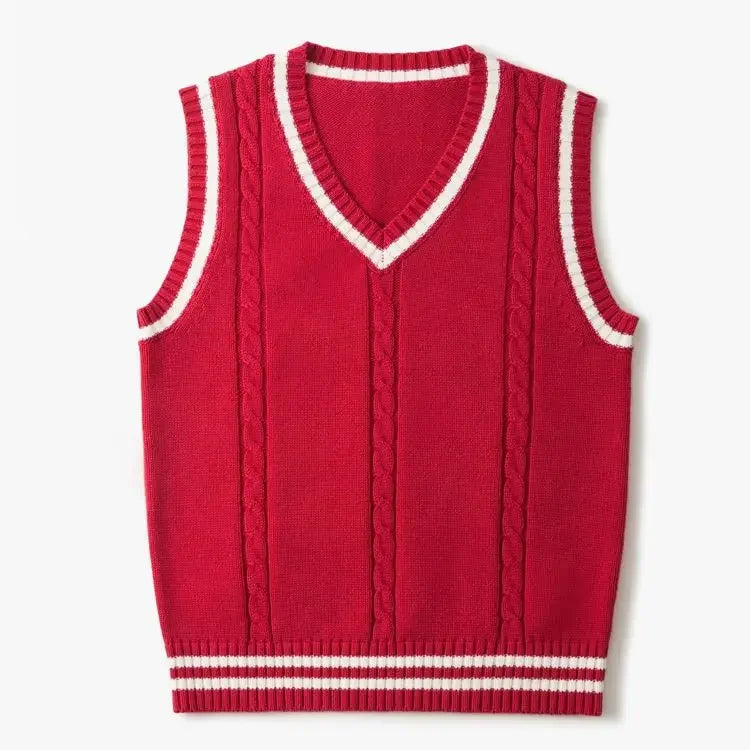 Men's V-Neck Sleeveless Sweater