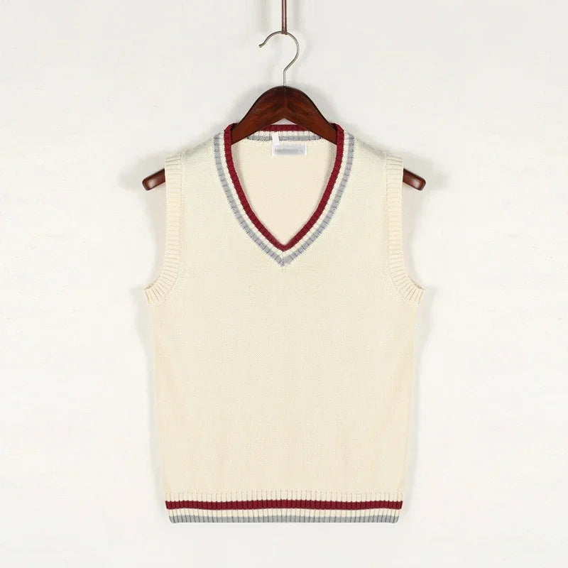 Men's V-Neck Sleeveless Sweater
