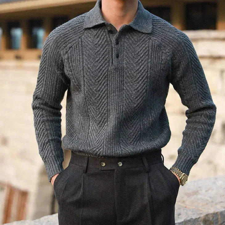 Long Sleeve Knitwear with Elegant Design