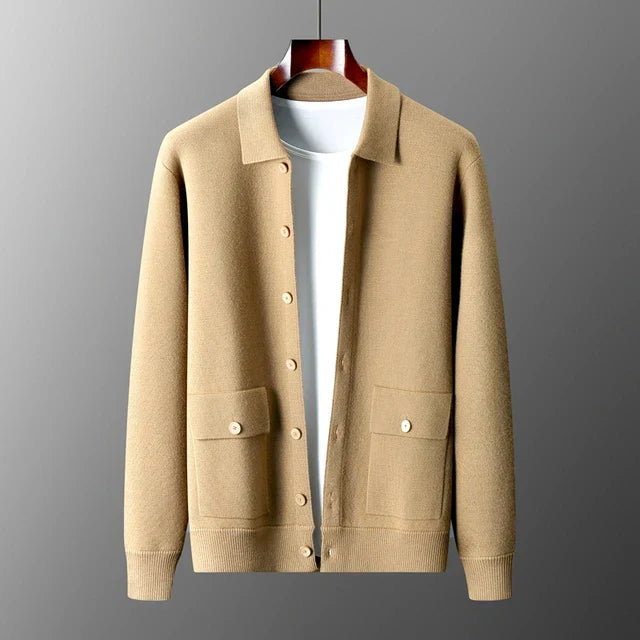 Stylish Open-Front Knit Cardigan