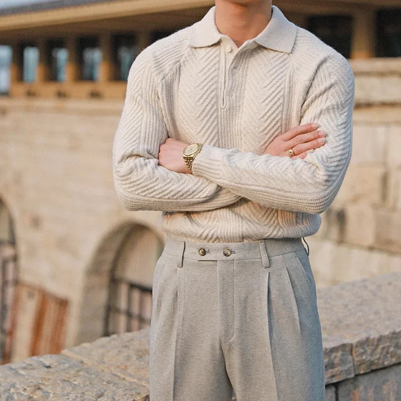 Long Sleeve Knitwear with Elegant Design