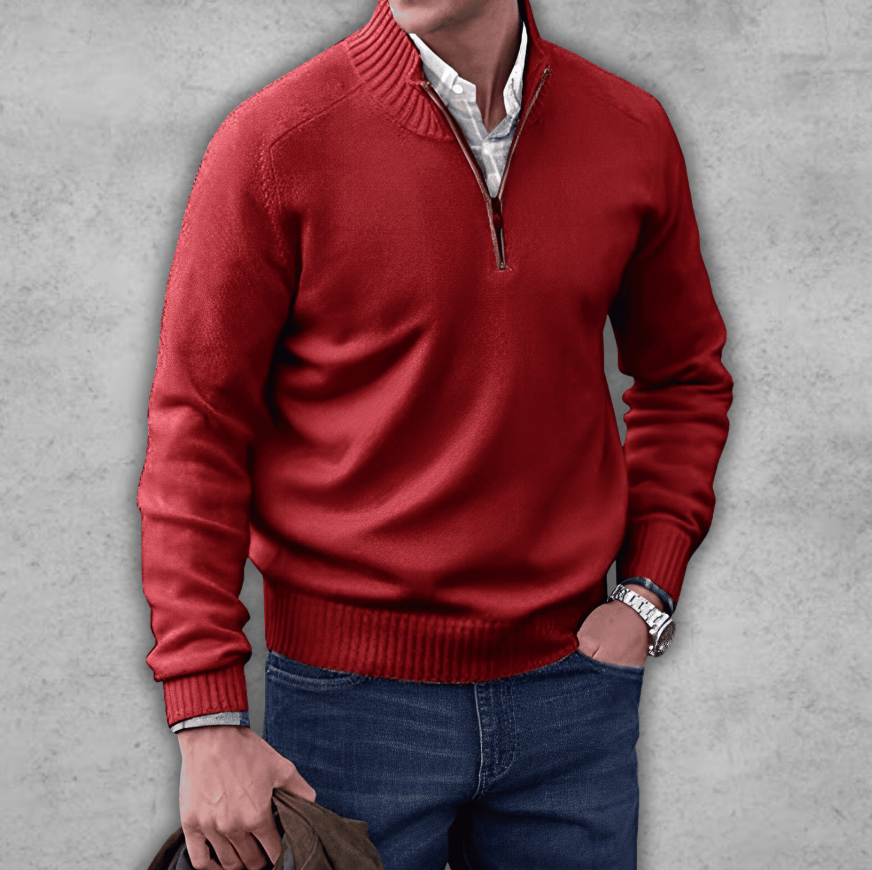 Men's Cotton Sweater | Elegant Design
