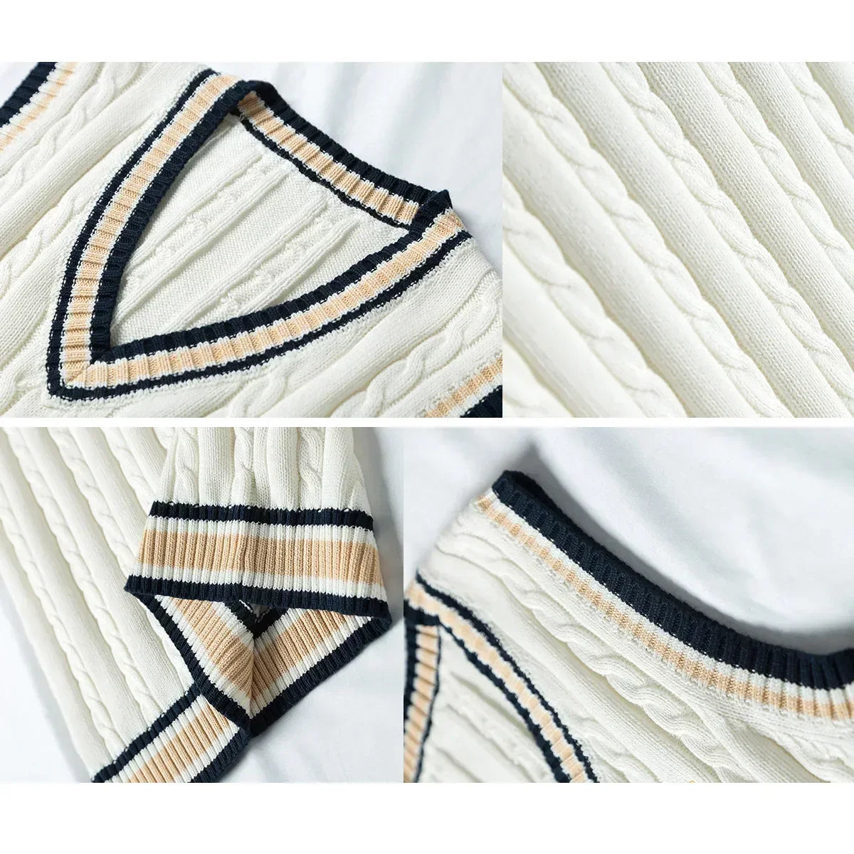 Men's V-Neck Sleeveless Sweater