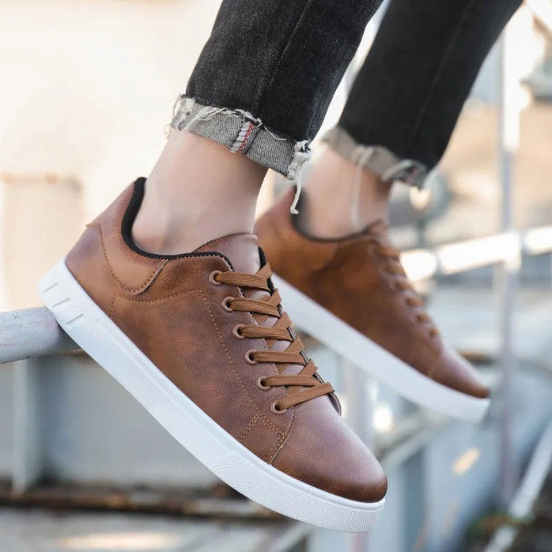 Thomas | Men's Classic Leather Sneakers