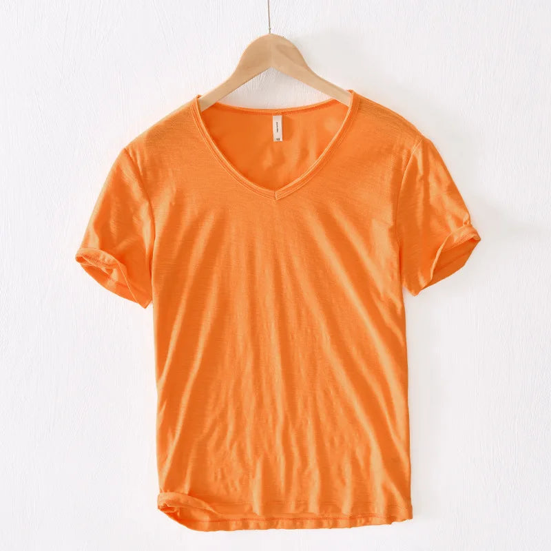 Lightweight V-Neck Tee for Men