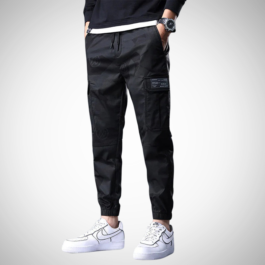Jasper | Men's Camouflage Cargo Pants with Elastic Cuffs