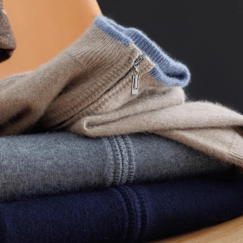 James | cashmere zip cardigan