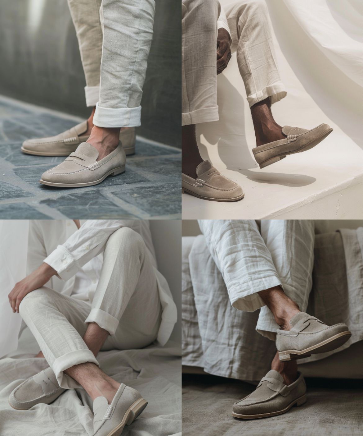 Vintage Suede Loafers