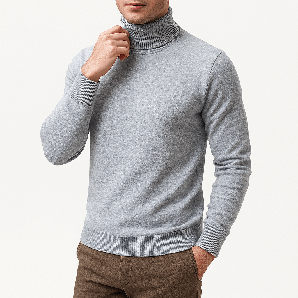 Caleb | Men's Cozy Turtleneck Sweater
