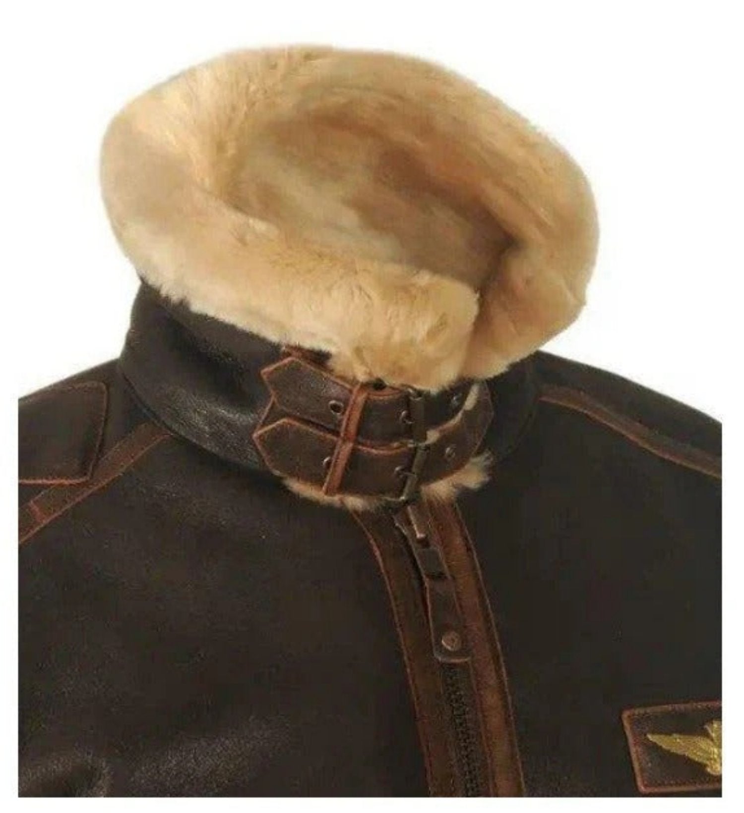 Alfie | Men's Brown Pilot Winter Jacket
