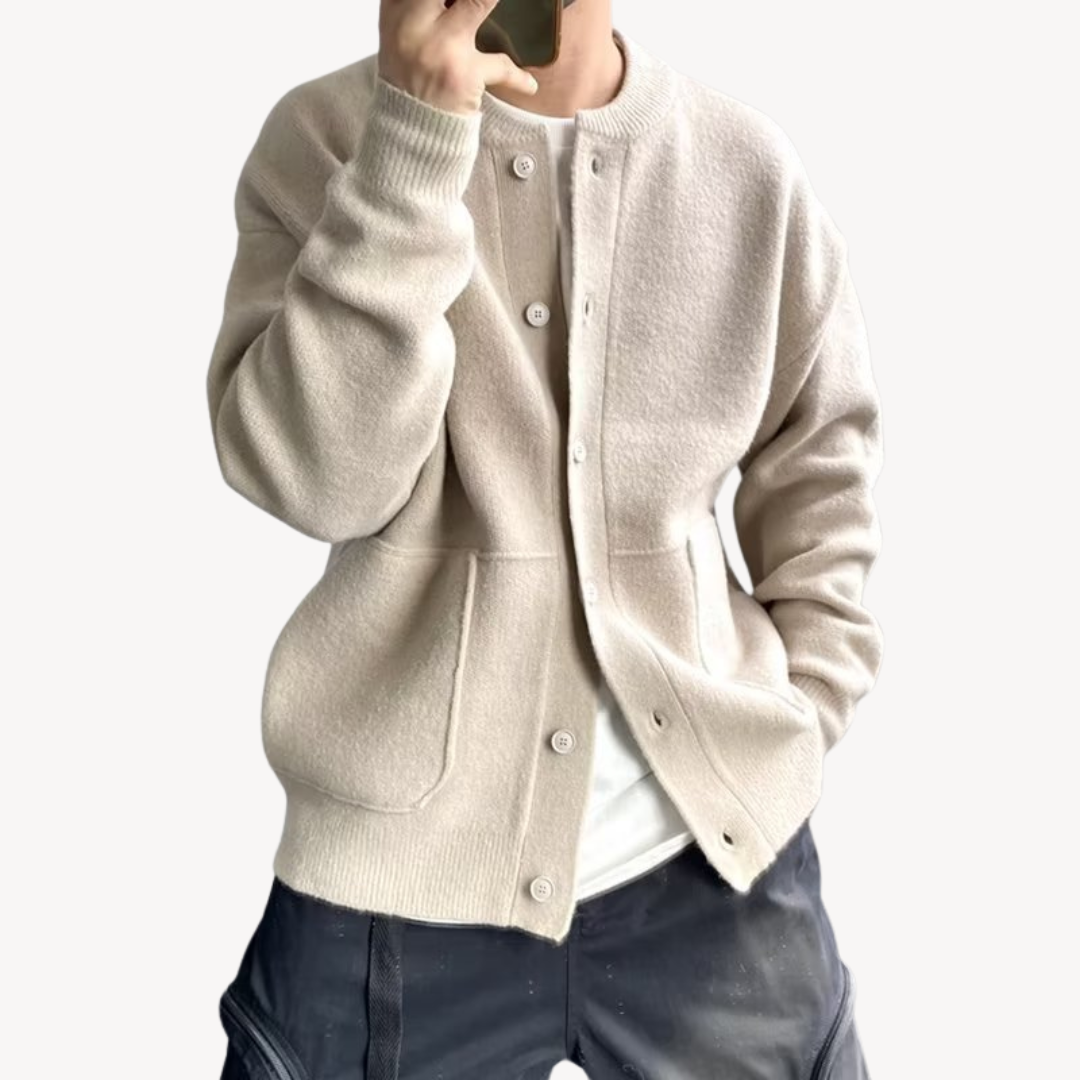 Lawrence | Men's Button-Up Wool Cardigan