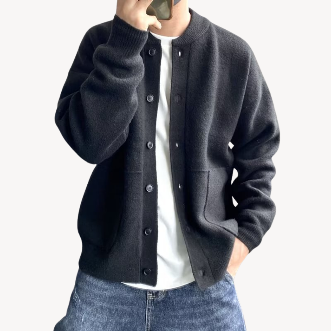 Lawrence | Men's Button-Up Wool Cardigan