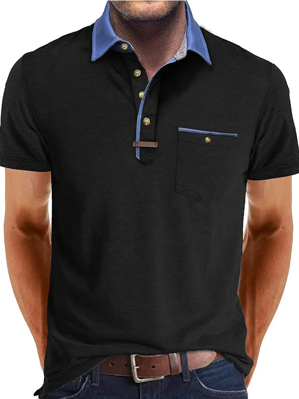 Casual Cotton Polo Shirt for Men