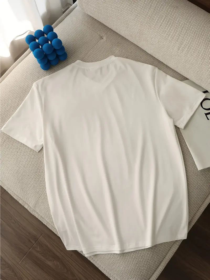 V-neck T-shirt 100% Cotton