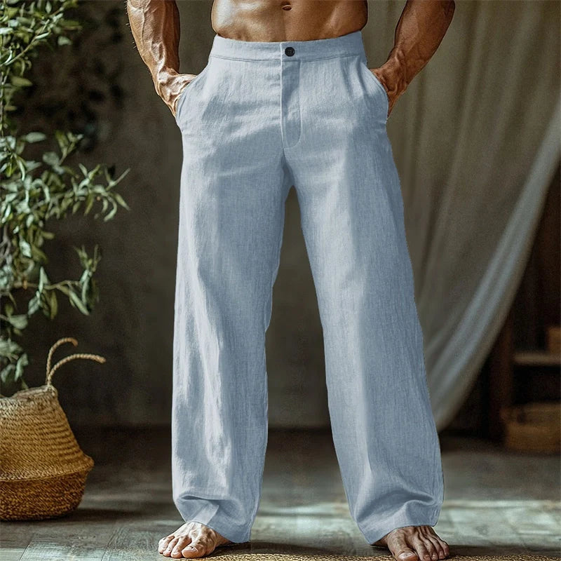 Tristan | Comfortable linen summer trousers