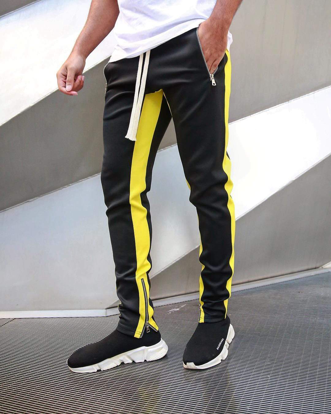 Warren | Men's Striped Joggers for Sports