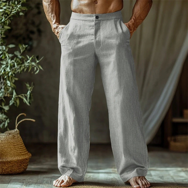 Tristan | Comfortable linen summer trousers