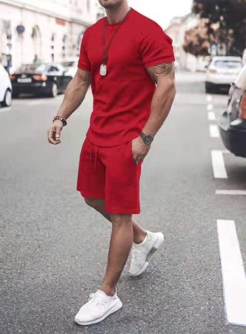 Men's Relaxed Fit Shorts and Tee Set
