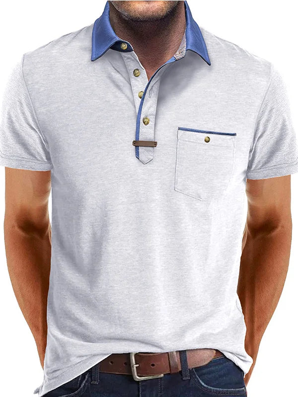 Casual Cotton Polo Shirt for Men