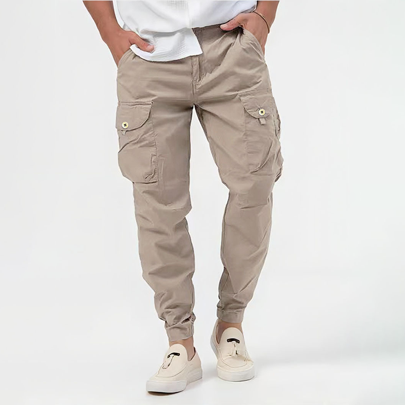 Leo | Men's Tapered Multi-Pocket Cargo Pants