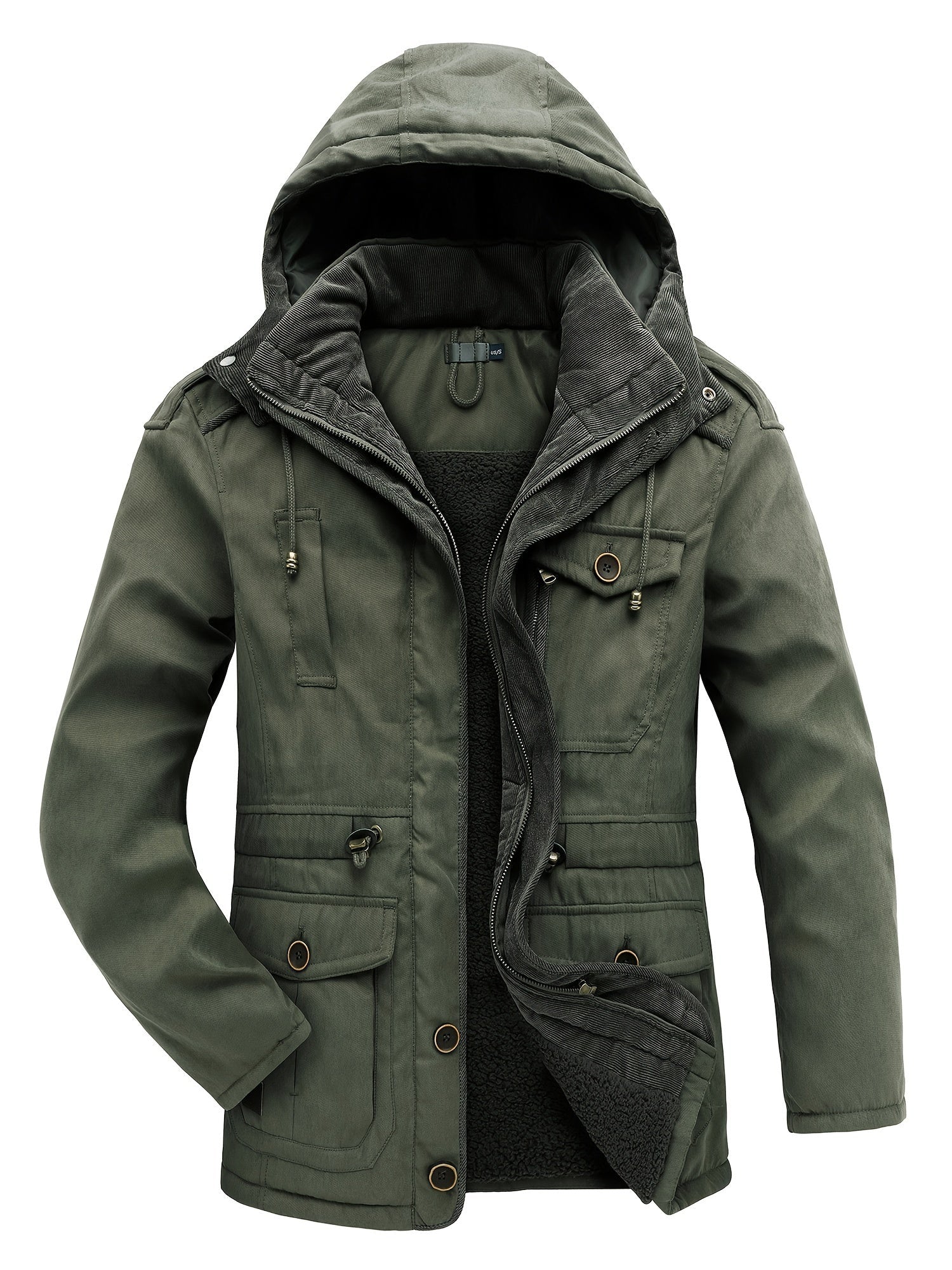 Tristan | Men's Thick Hooded Winter Jacket