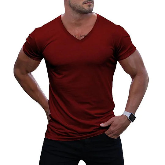 Slim-Fit V-Neck T-Shirt