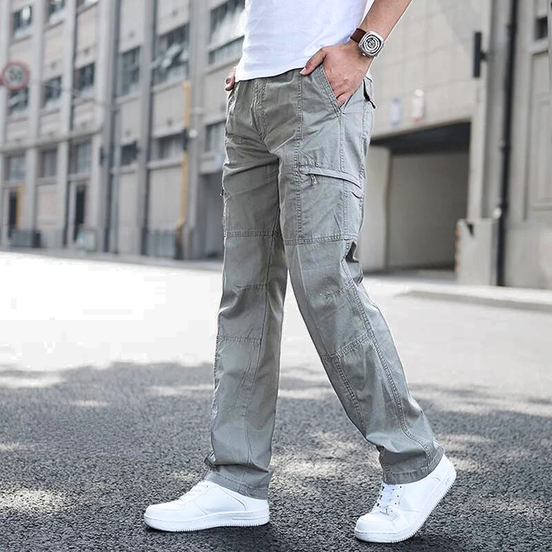 Oscar | Men's Straight-Leg Cargo Pants with Pockets