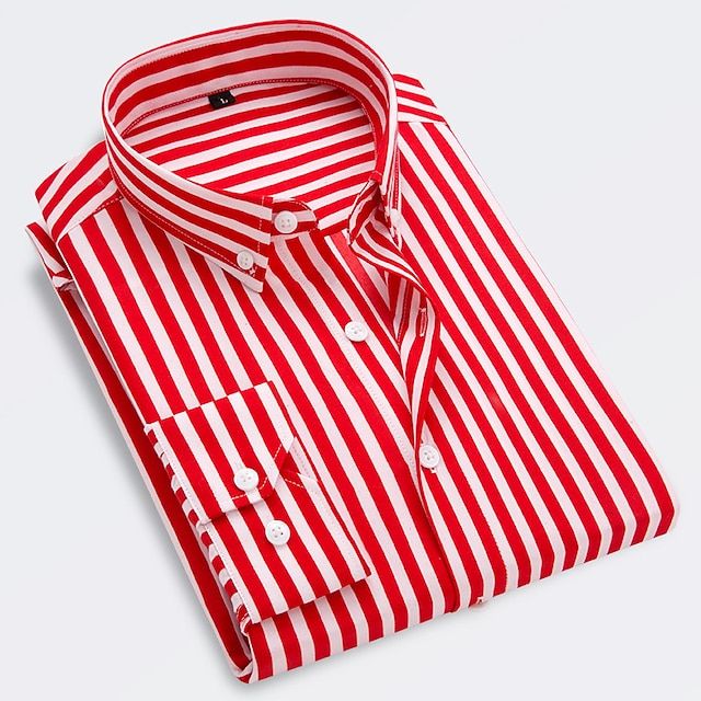 Men's Summer Shirt with Elegant Stripes