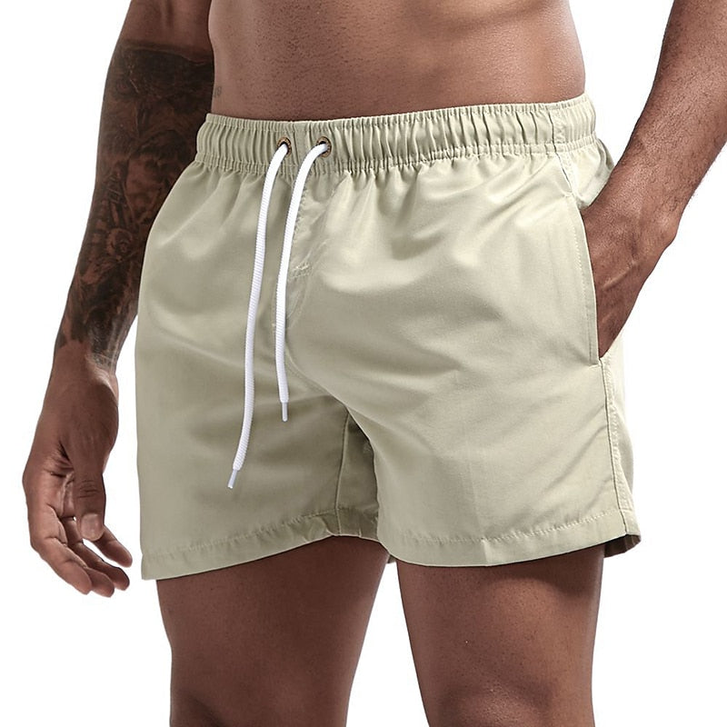 Quick-Dry Men's Swim Trunks
