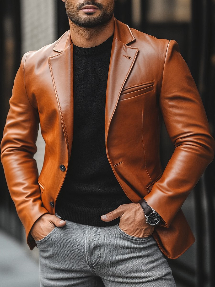 Dave | Men's Stylish Leather Jacket