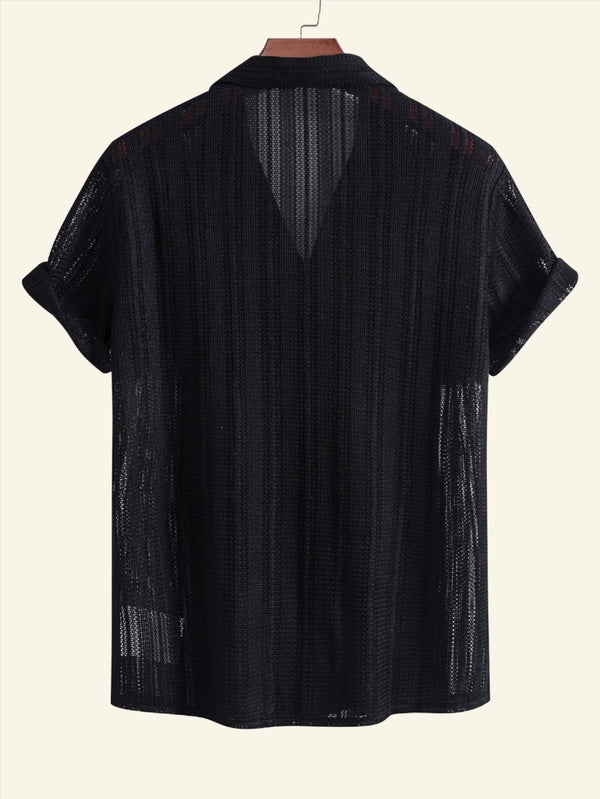 Striped Shirt with Modern Design