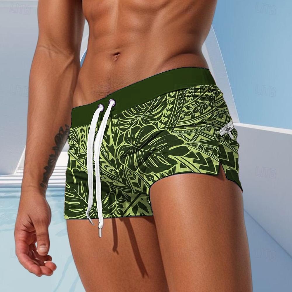 Quick-Dry Men's Swim Trunks