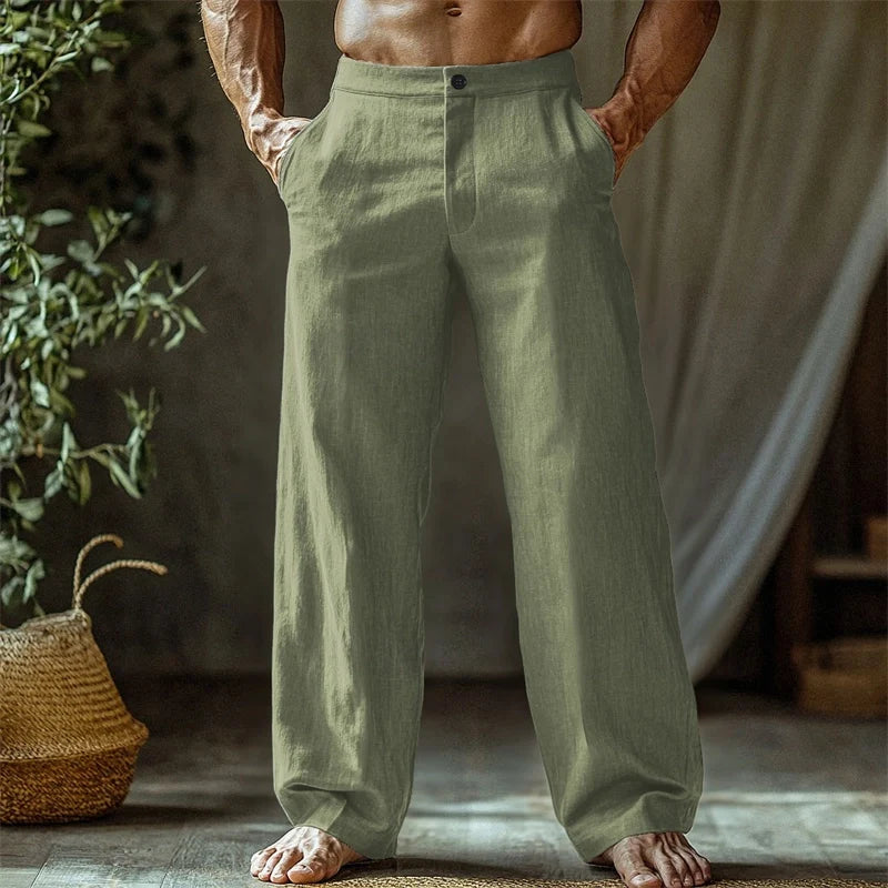 Tristan | Comfortable linen summer trousers
