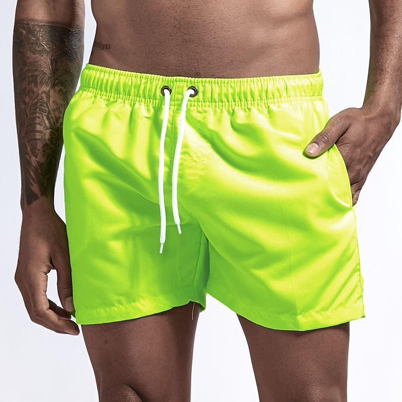 Quick-Dry Men's Swim Trunks