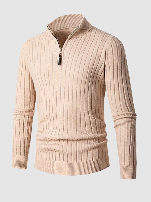 Dominic | Men's Comfortable Zip Neck Sweater