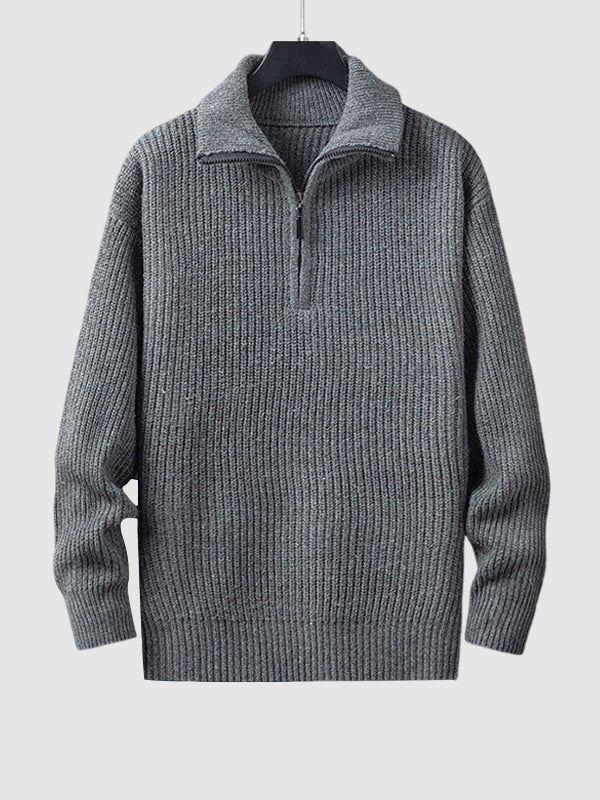 Clive | Men's Breathable Zip Sweater