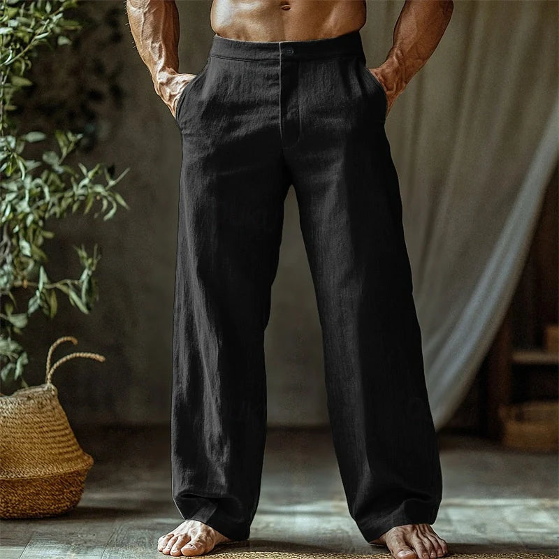 Tristan | Comfortable linen summer trousers