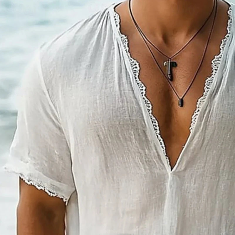 Eli | Bohemian summer shirt for men