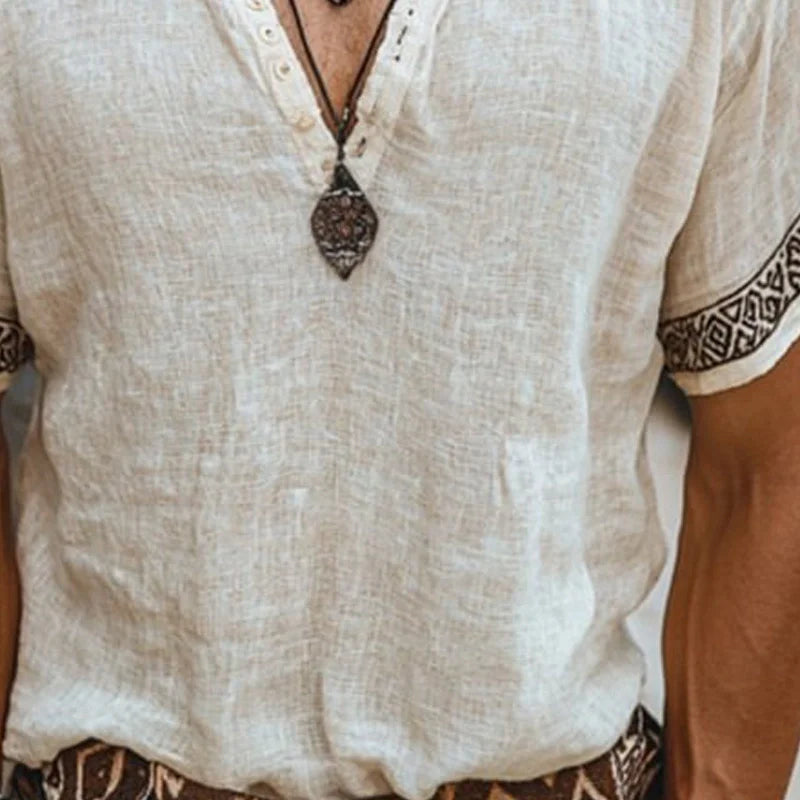 Austin | Bohemian summer shirt for men