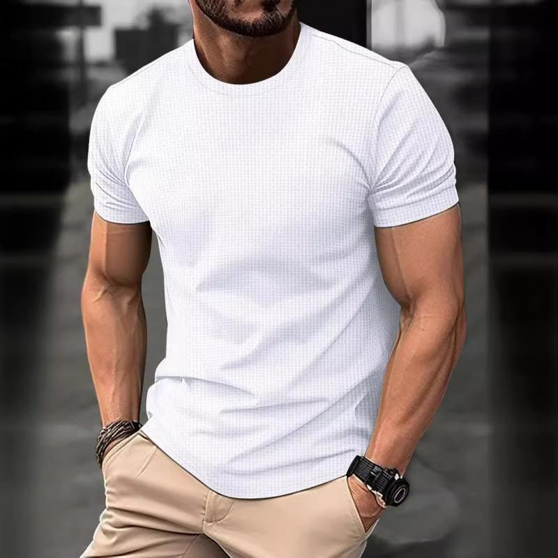 Breathable Silk Tee with Short Sleeves
