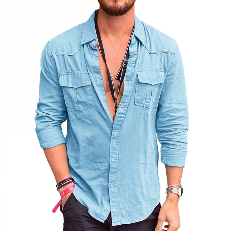 Refined Cargo Shirt with Elegant Design