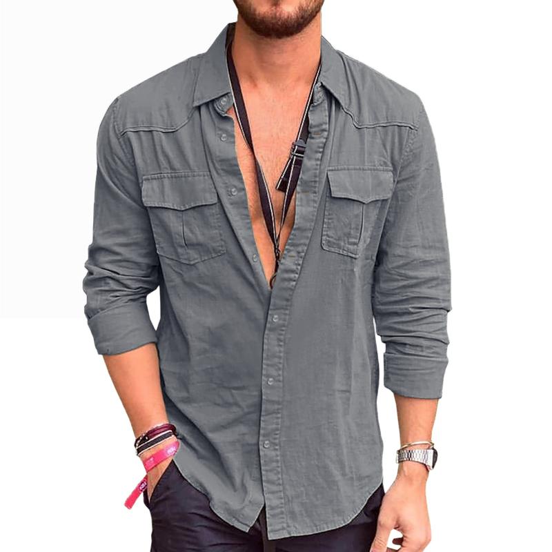 Refined Cargo Shirt with Elegant Design
