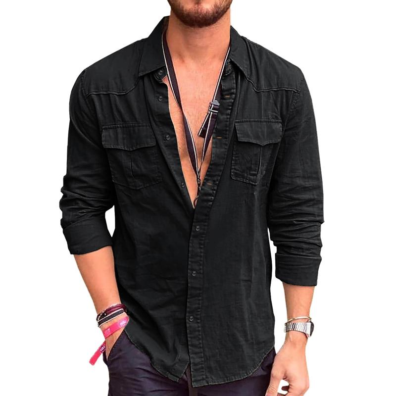 Refined Cargo Shirt with Elegant Design