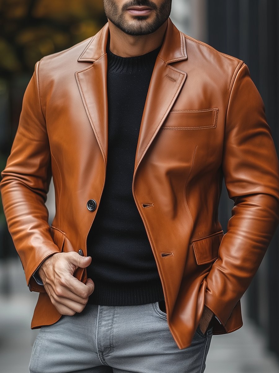 Dave | Men's Stylish Leather Jacket