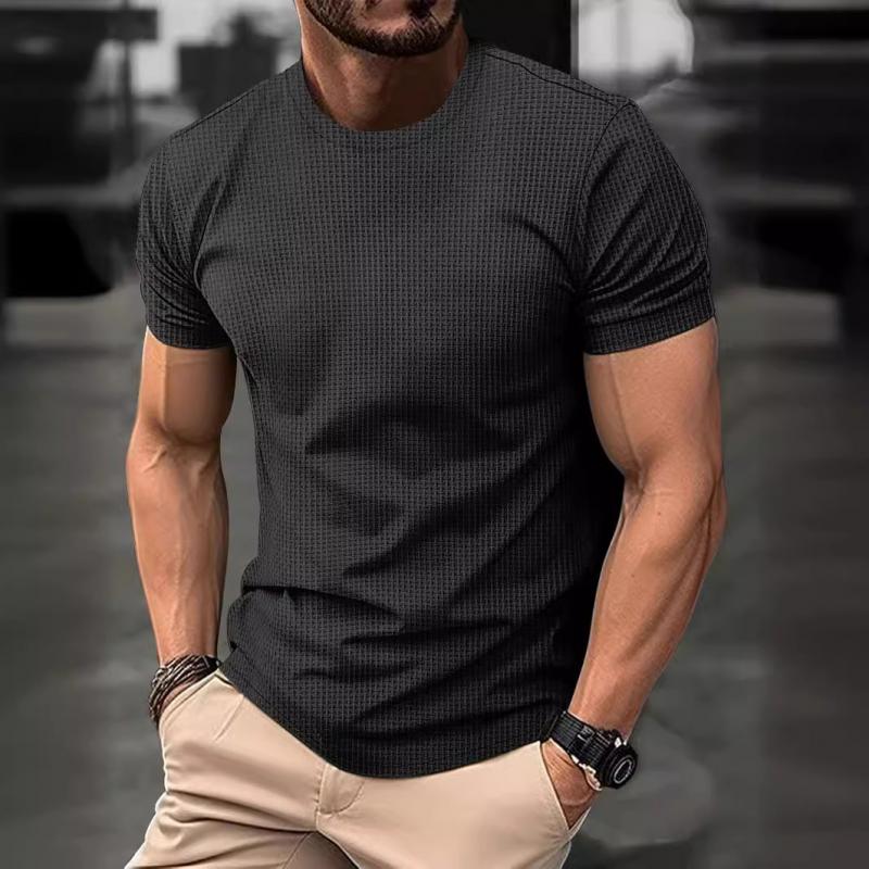 Breathable Silk Tee with Short Sleeves