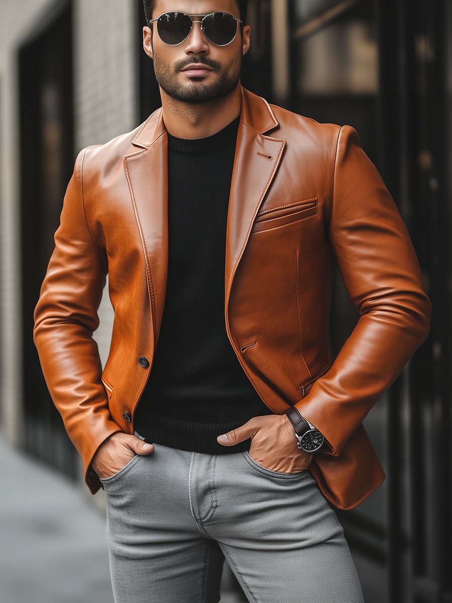 Dave | Men's Stylish Leather Jacket
