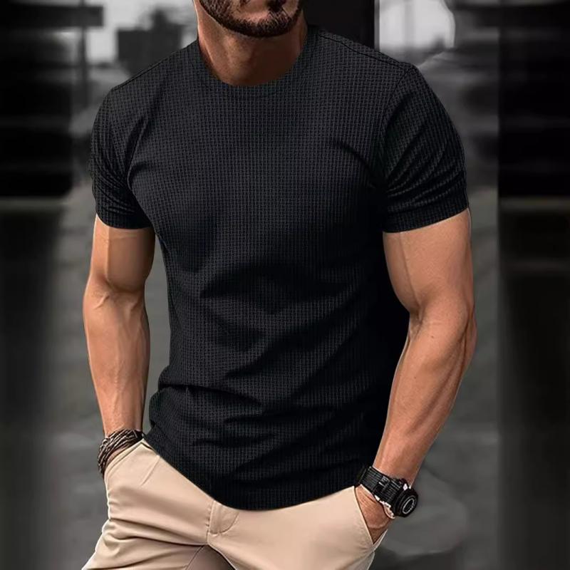 Breathable Silk Tee with Short Sleeves