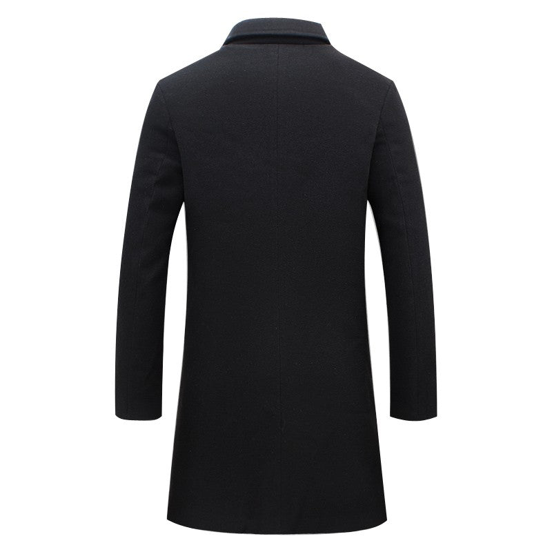 Edward | Men's Notch Lapel Single-Breasted Coat