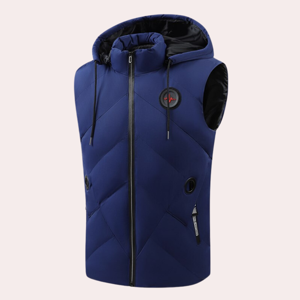 Men's Gilet with Hood