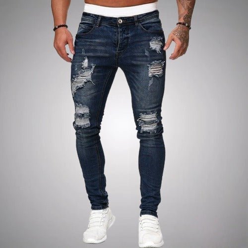 Men's Distressed Denim Jeans
